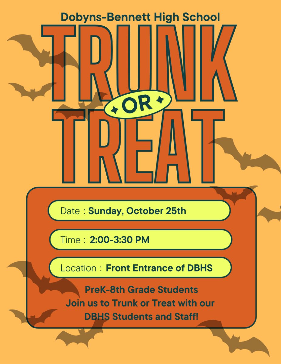 trunk or treat at D-B Sunday October 25
